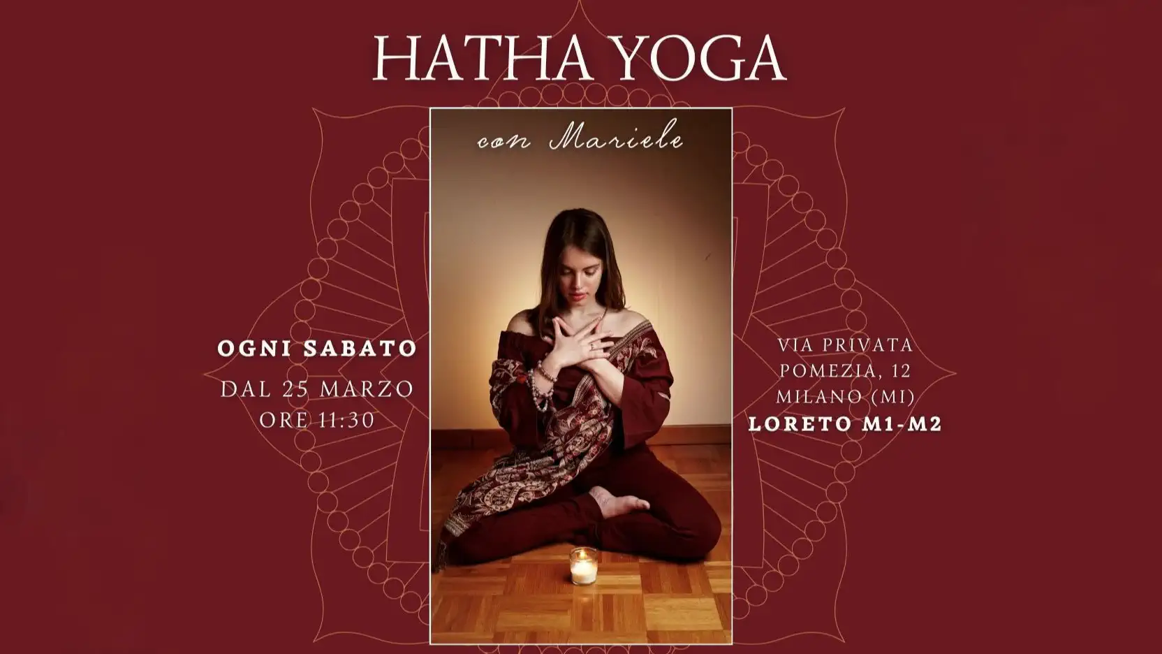 Nuovo corso di Yoga a Milano da sabato 25 marzo