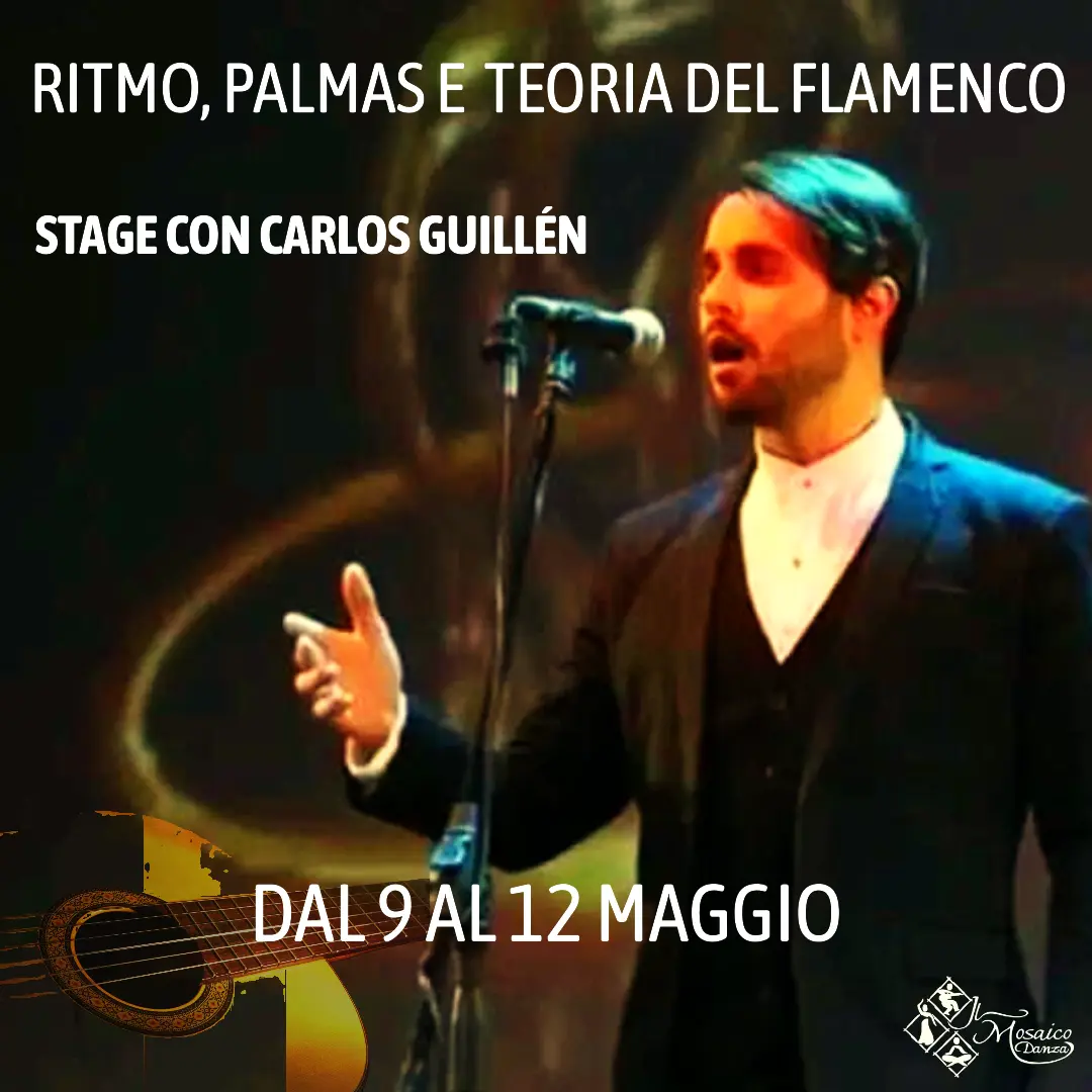 Carlos Guillén canta flamenco al microfono